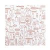[Graffiti] 200 Pcs Grease-Proof Wax Papers Baking Papers Hamburger Papers