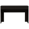 Acre Writing Computer Desk; Two Drawers -Black