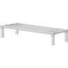 Newly Upgraded!VEVOR Aluminum Dunnage Rack Stationary Dunnage Rack 48' x 20' x 8' Storage Rack