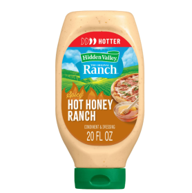 Hidden Valley Spicy Hot Honey Ranch Condiment and Dressing, 20 Fluid Ounce Bottle