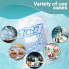 Pack of 500 Printed Metallocene Ice Bags 20 lb