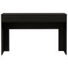 DEPOT E-SHOP Acanto 2 Drawer Writing Computer Desk, Black