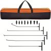 Stick Dent Removal Kit, paintless Dent Repair stick, Stainless Steel Dent Repair stick, Whale Tail Dent Repair tool